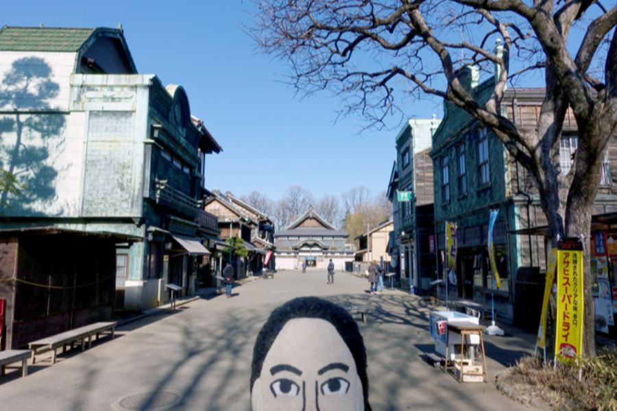 ▲東ゾーンにある下町再現エリア。関東大震災後に増えた看板建築の町並みにはノスタルジーを刺激されます