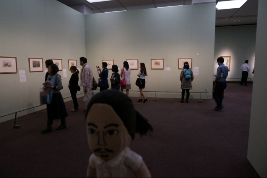 ▲こちらのコーナーはモネに多大な影響を与えた作家や、モネが惚れ込んだ作品の数々が展示。我が道を歩みながらも、新進作家のリサーチを怠らないあたりが大物たるゆえんですね