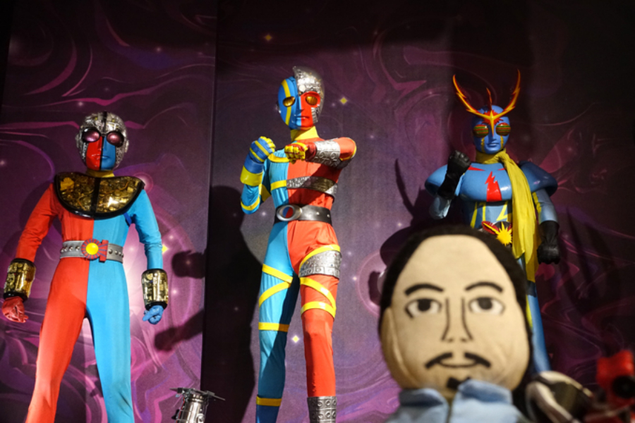 ▲『キカイダー』『同ゼロワン』『イナズマン』といった70年代特撮黄金期を飾るヒーローも。再放送ですが観てましたよ!