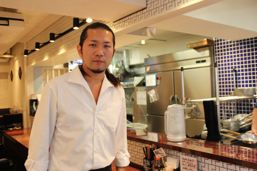 ▲店主の蓮沼さんは、元フレンチシェフ。料理の腕が丁寧な仕事ぶりに現れている
