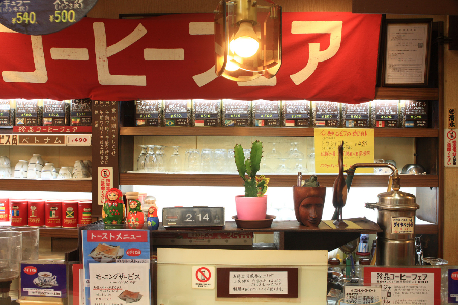 ▲珍品コーヒーフェア開催中でした!4月と10月に実施