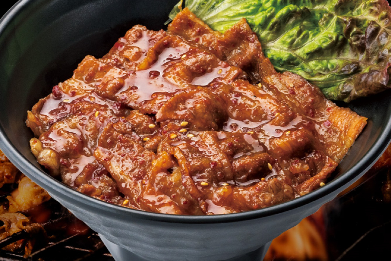 ▲「名物カルビ丼」(並盛)