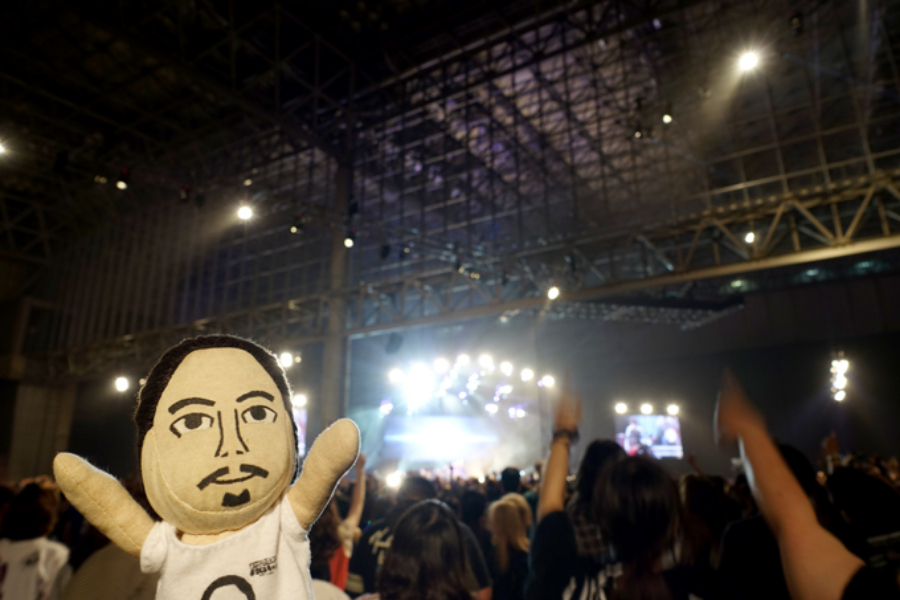 ▲3万人のオーディエンスが一体となったLUNA SEAの登場。待ってました