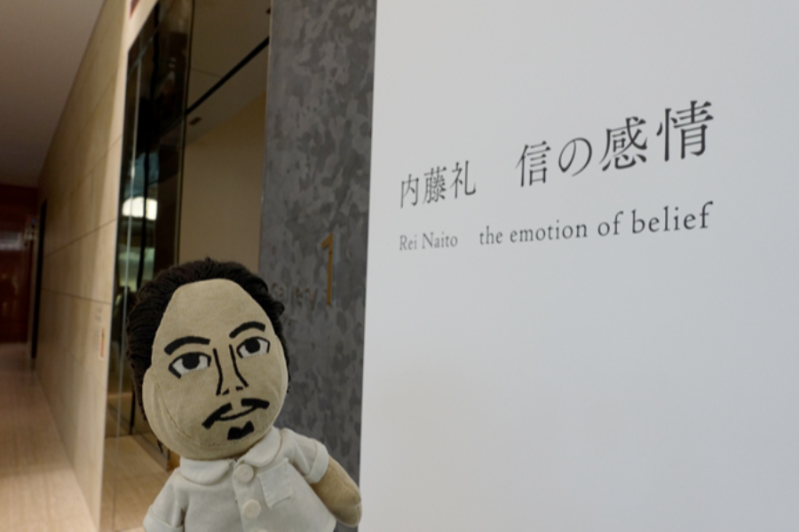 ▲こちら大きな展示ができるようになったギャラリー2の入り口