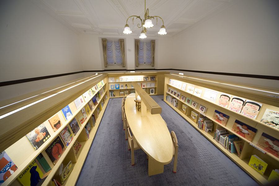 ▲帝国図書館時代は貴賓室として使われていた「世界を知るへや」。