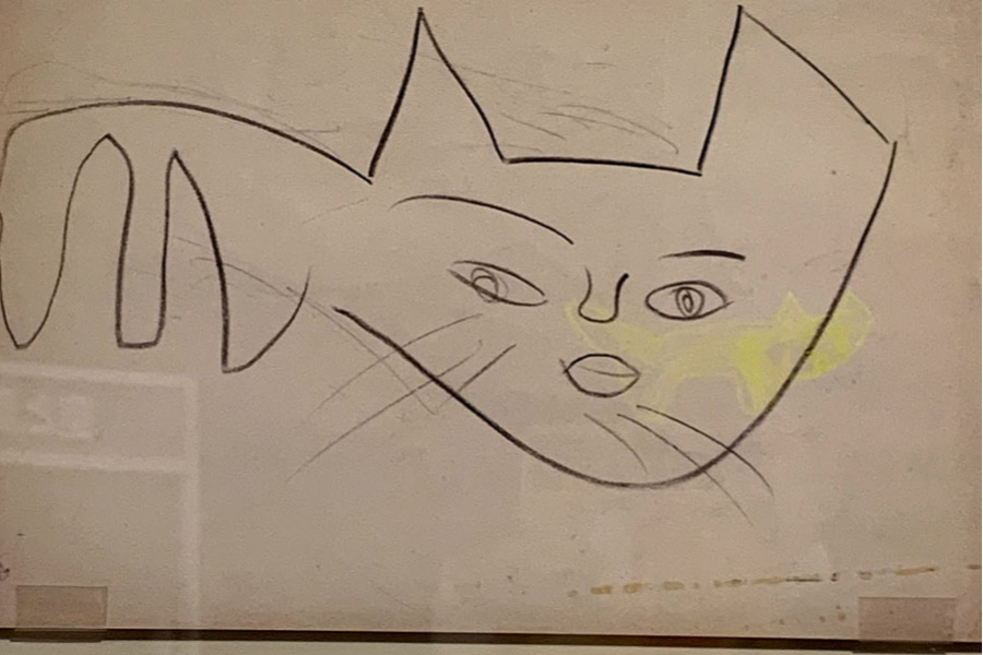 ▲ご本人はこの絵を描いたことをあまり覚えていないらしい。
