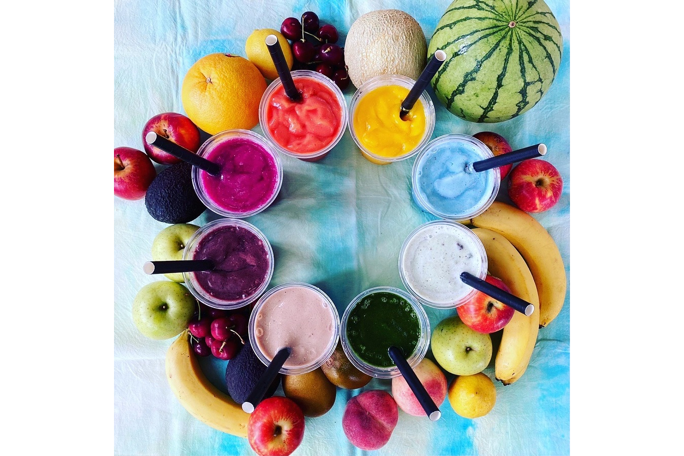 ▲「Rainbow Smoothie」