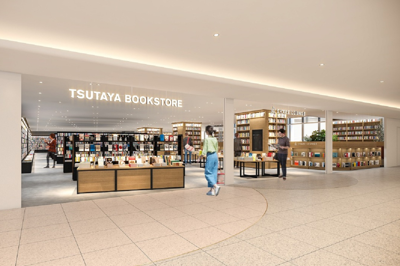 ▲コンセプトは“集い、想い、閃く書店”。居心地の良い空間の中で、お気に入りの本や雑貨、最新の情報が見つかる生活提案型書店を目指す