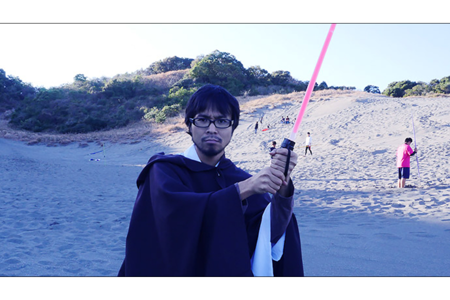 ▲これだとスターウォーズっぽくない!(普通の人が写っているとぽくない!)