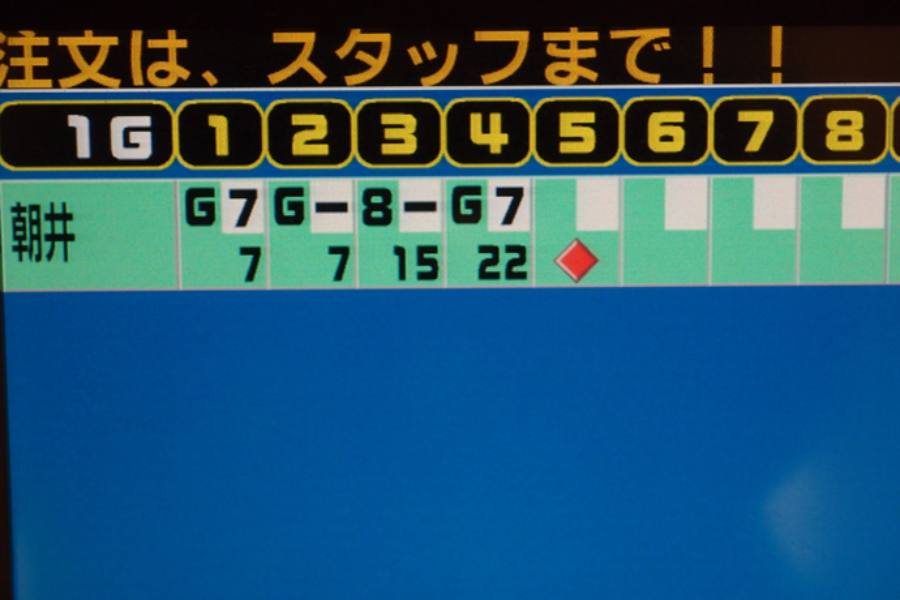 ▲「ガーターもよく出すんですけどね」