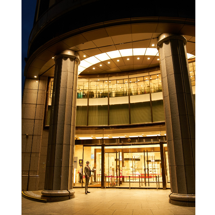 ▲最後に日本橋三越本店の新館前にて。「フォートナム・アンド・メイソン」はこちらの地下2階にあります