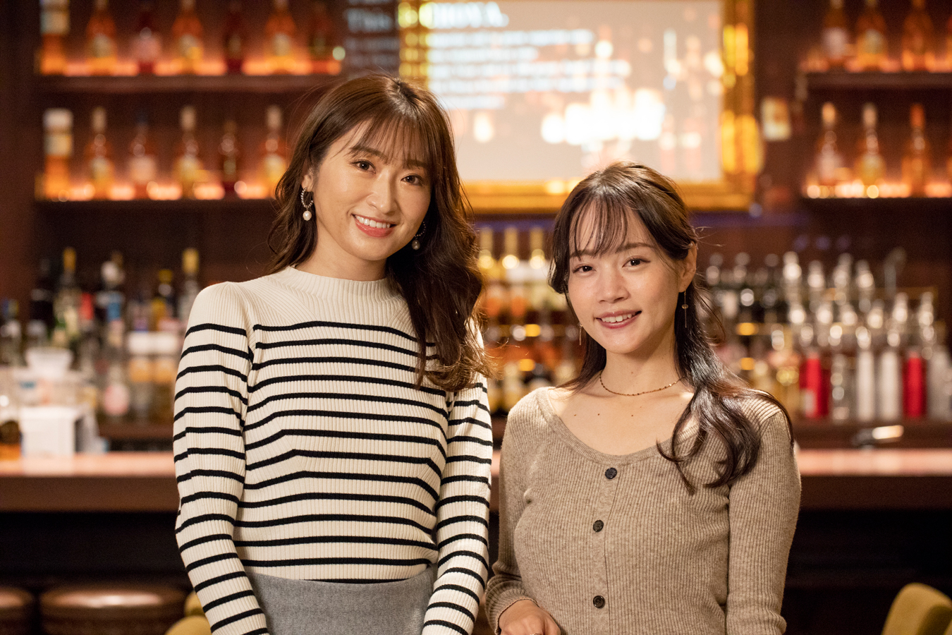 今回体験してくれたのは、三井菜那さん(左)と古田ちさこさん(右)