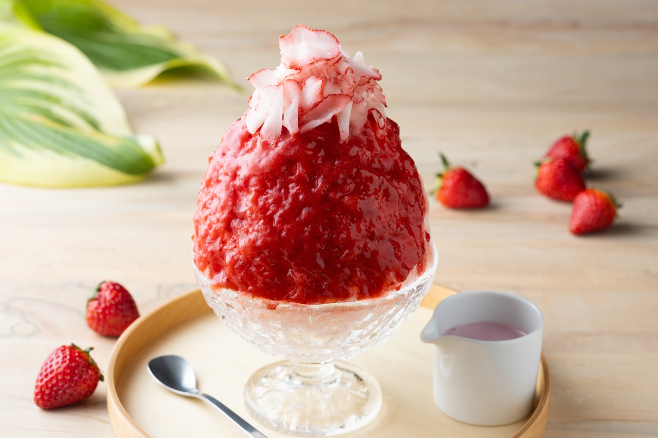 ▲「いちびこ氷 いちごミルク」(イートイン限定)
取扱店舗:三軒茶屋店/桜新町店