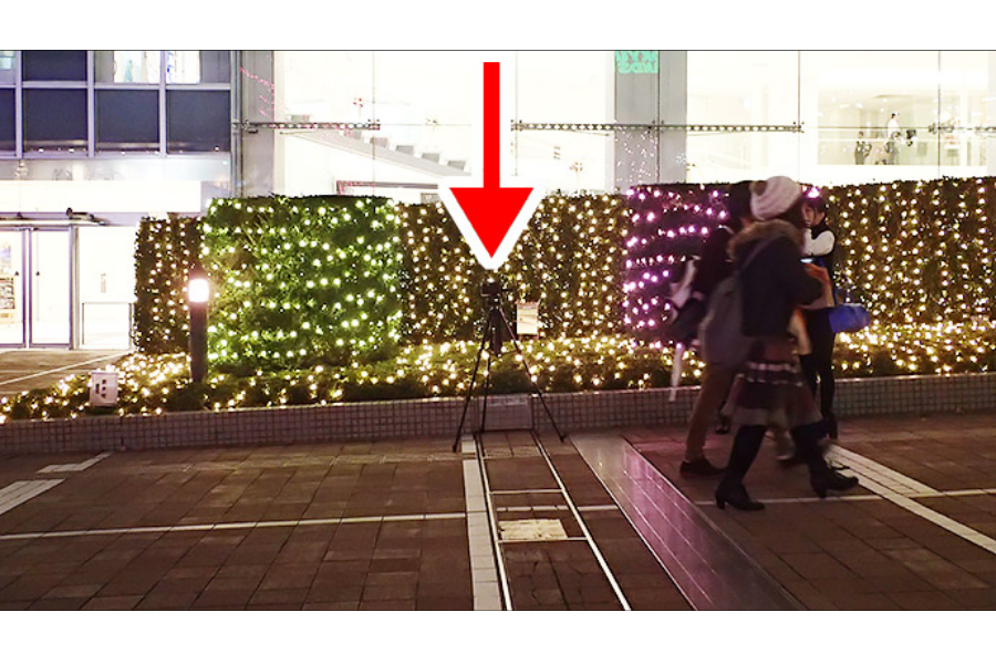 ▲先の写真だって三脚で一人撮っている