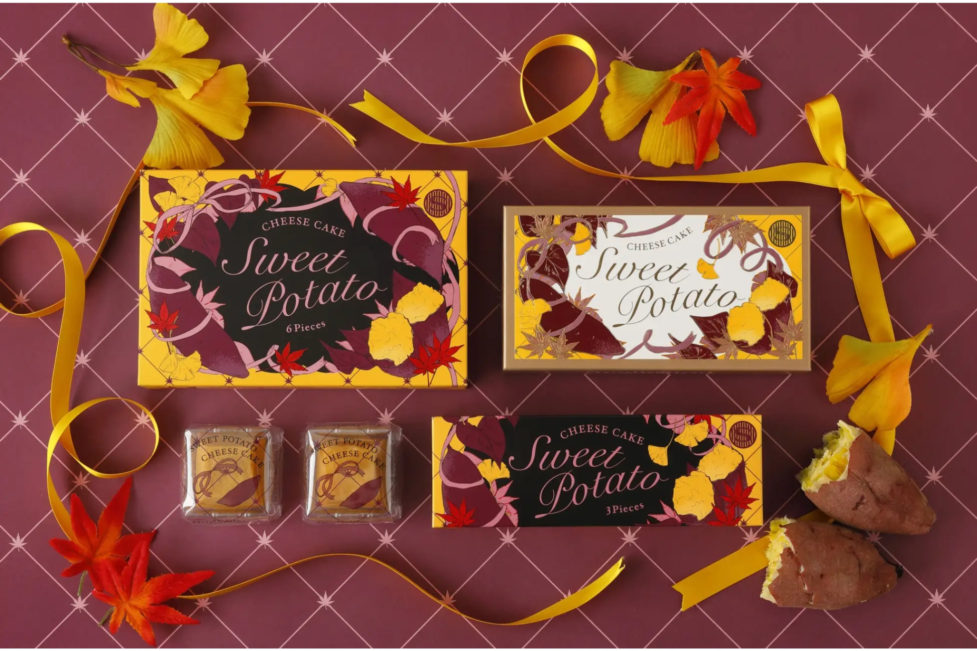 “紅はるか”を使った濃厚チーズケーキ！「資生堂パーラー」より登場