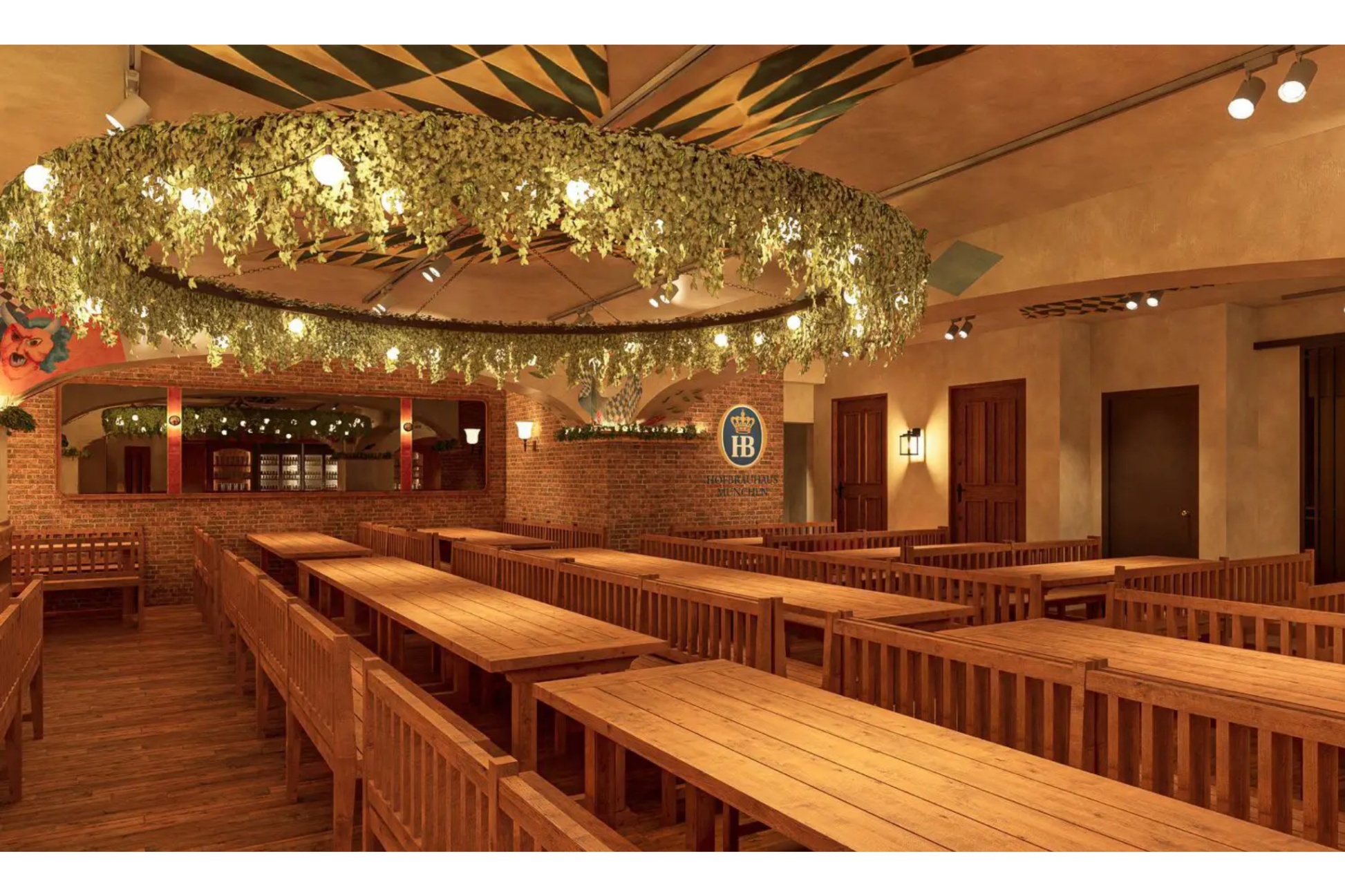 ミュンヘン名門のビアホールを再現した「ホフブロイ トウキョウ」新宿にオープン