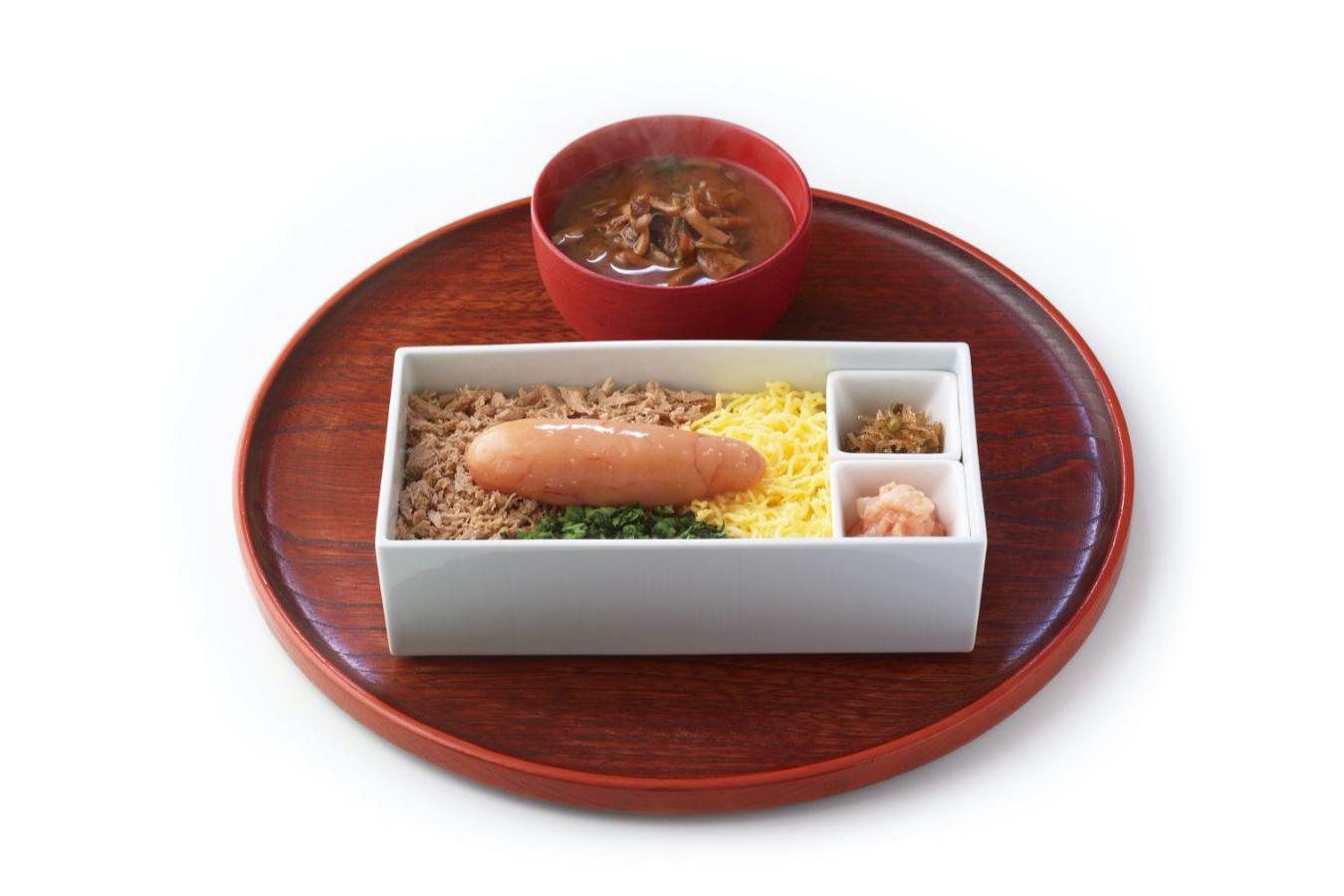 ▲「博多めんたい膳 かしわ」