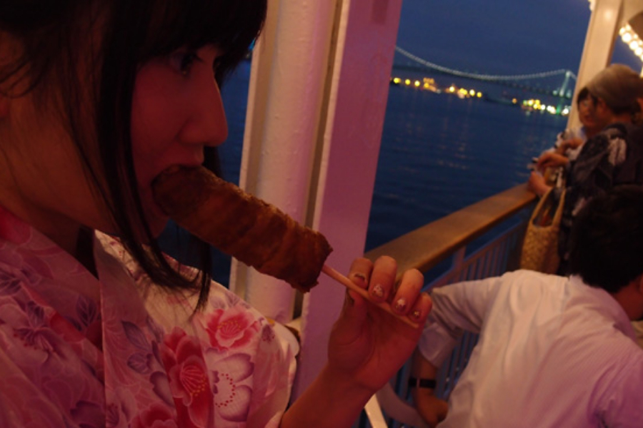 ▲予想以上においしかった肉巻きドッグ
