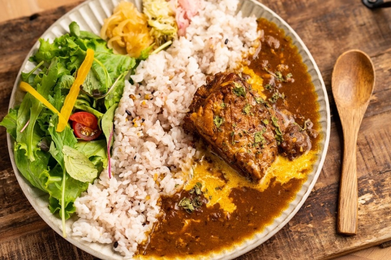 ▲「塊肉カレー」