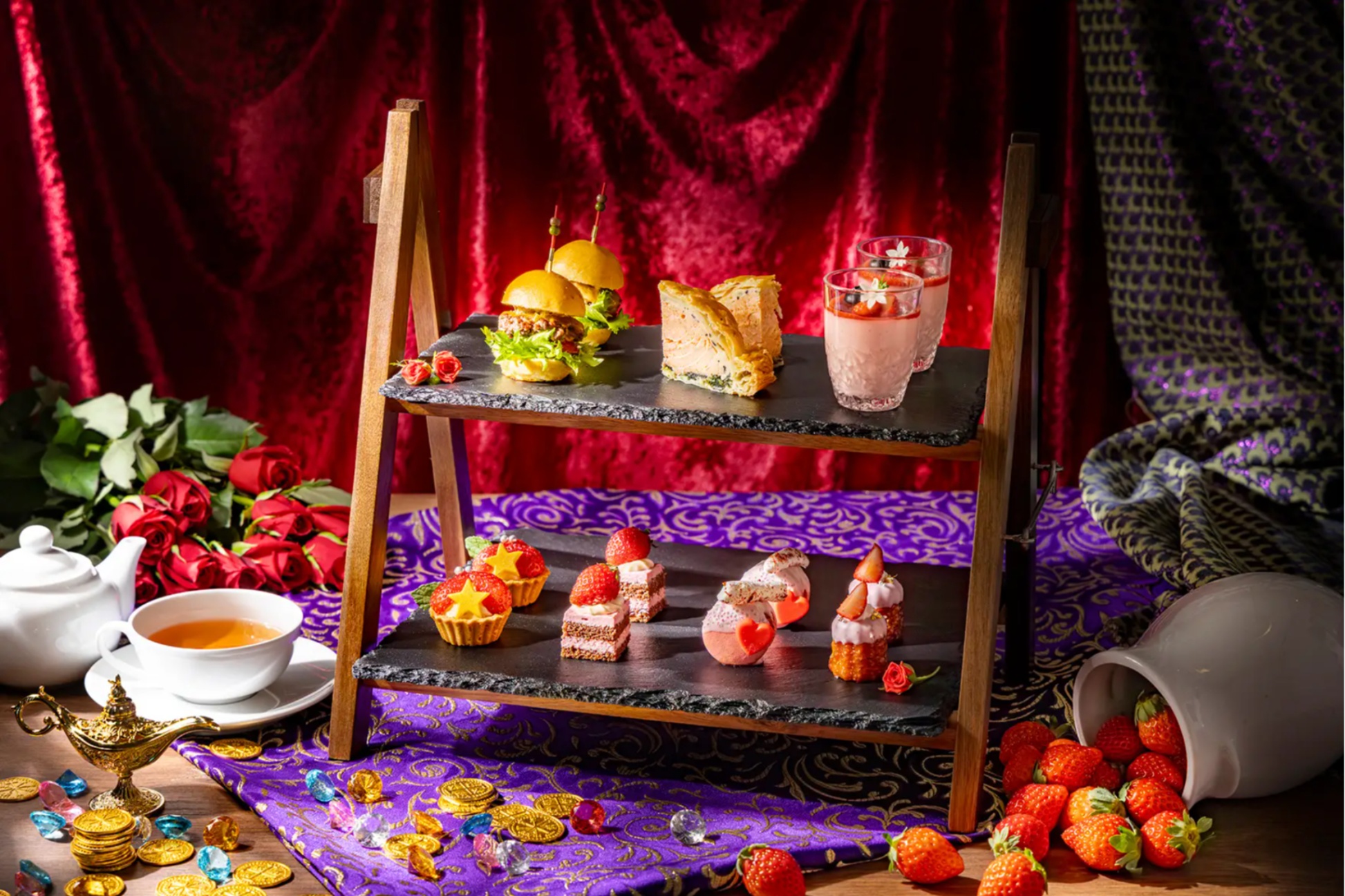 “アラビアンナイト”がテーマのいちごアフタヌーンティー！「ダブルツリーbyヒルトン東京有明」で