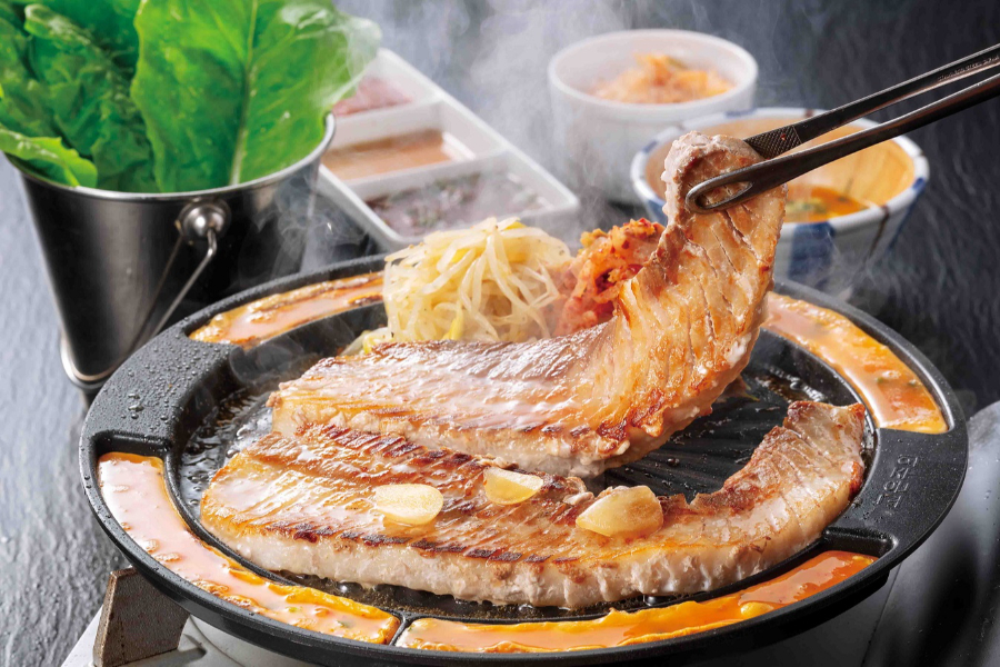 ▲「赤からサムギョプサル」(1人前 1,639円、1人前より注文可能)