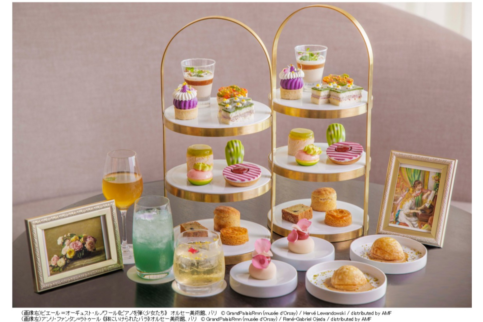 モネやルノワールなど“オルセー印象派展”とのコラボアフタヌーンティーが登場！大手町のホテルで
