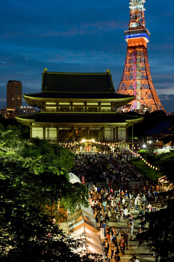 22年開催中止 増上寺 盆踊り レッツエンジョイ東京