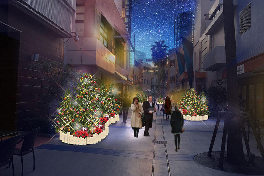 ららぽーとtokyo Bay クリスマスイルミネーション レッツエンジョイ東京