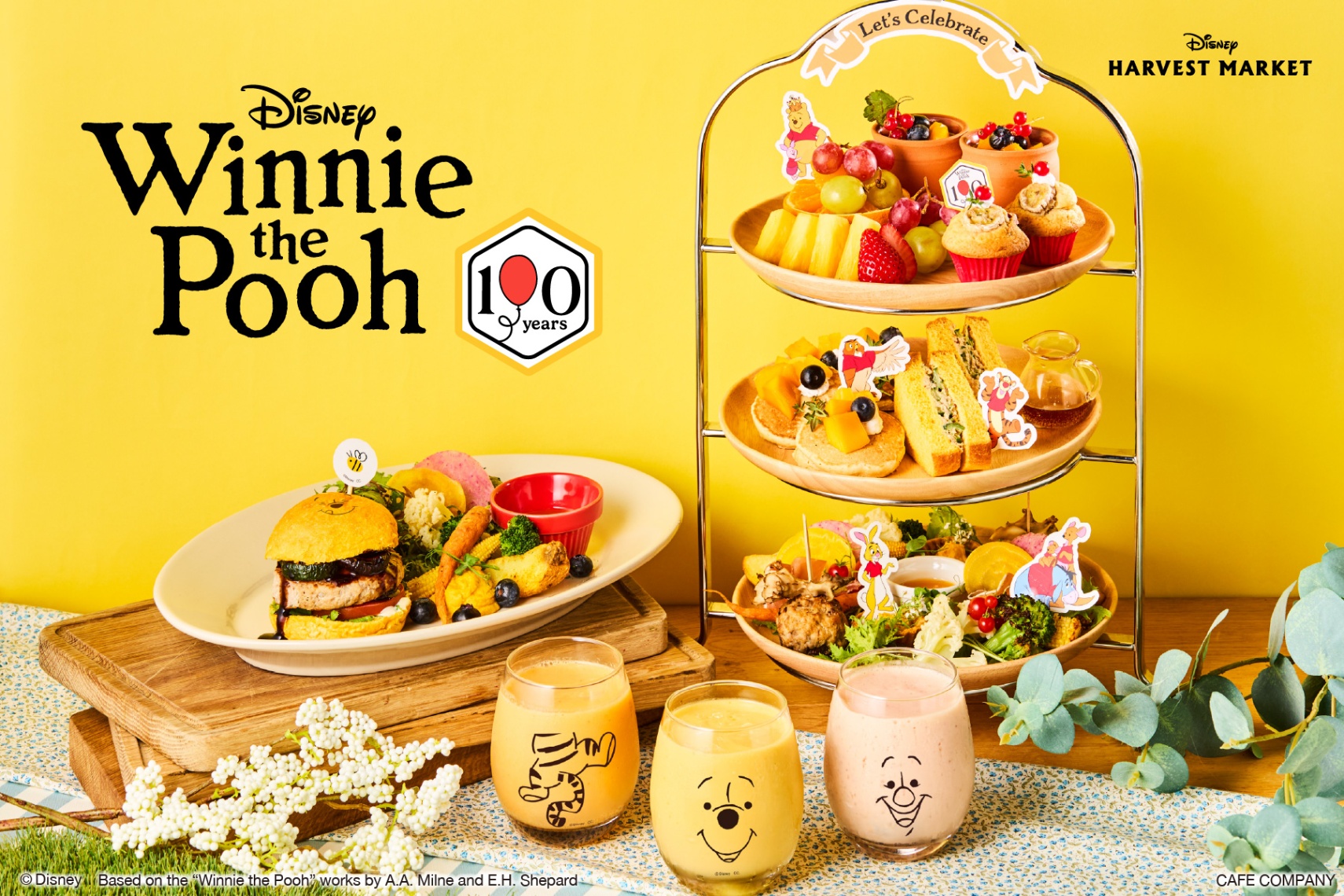 Special events and contents commemorating the 100th anniversary of the original “Winnie the Pooh”