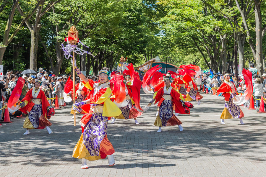 明治神宮奉納 原宿表参道元氣祭スーパーよさこい2019 レッツエンジョイ東京