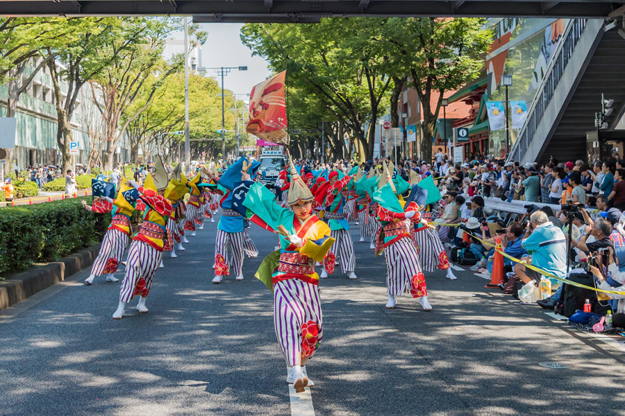明治神宮奉納 原宿表参道元氣祭スーパーよさこい2019 レッツエンジョイ東京