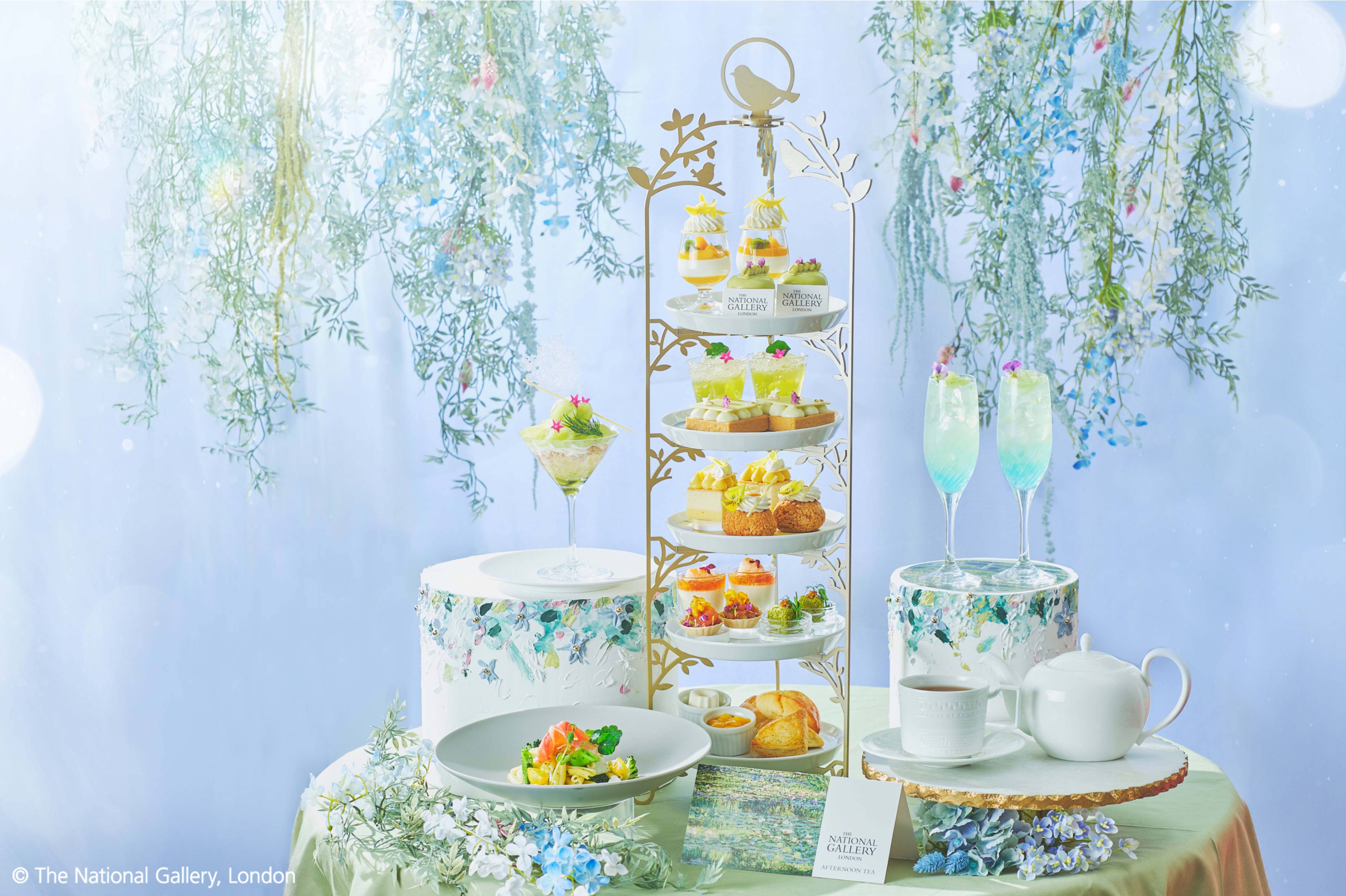 THE NATIONAL GALLERY LONDON Afternoon Tea ~ Inspired by Monet & Van Gogh ~