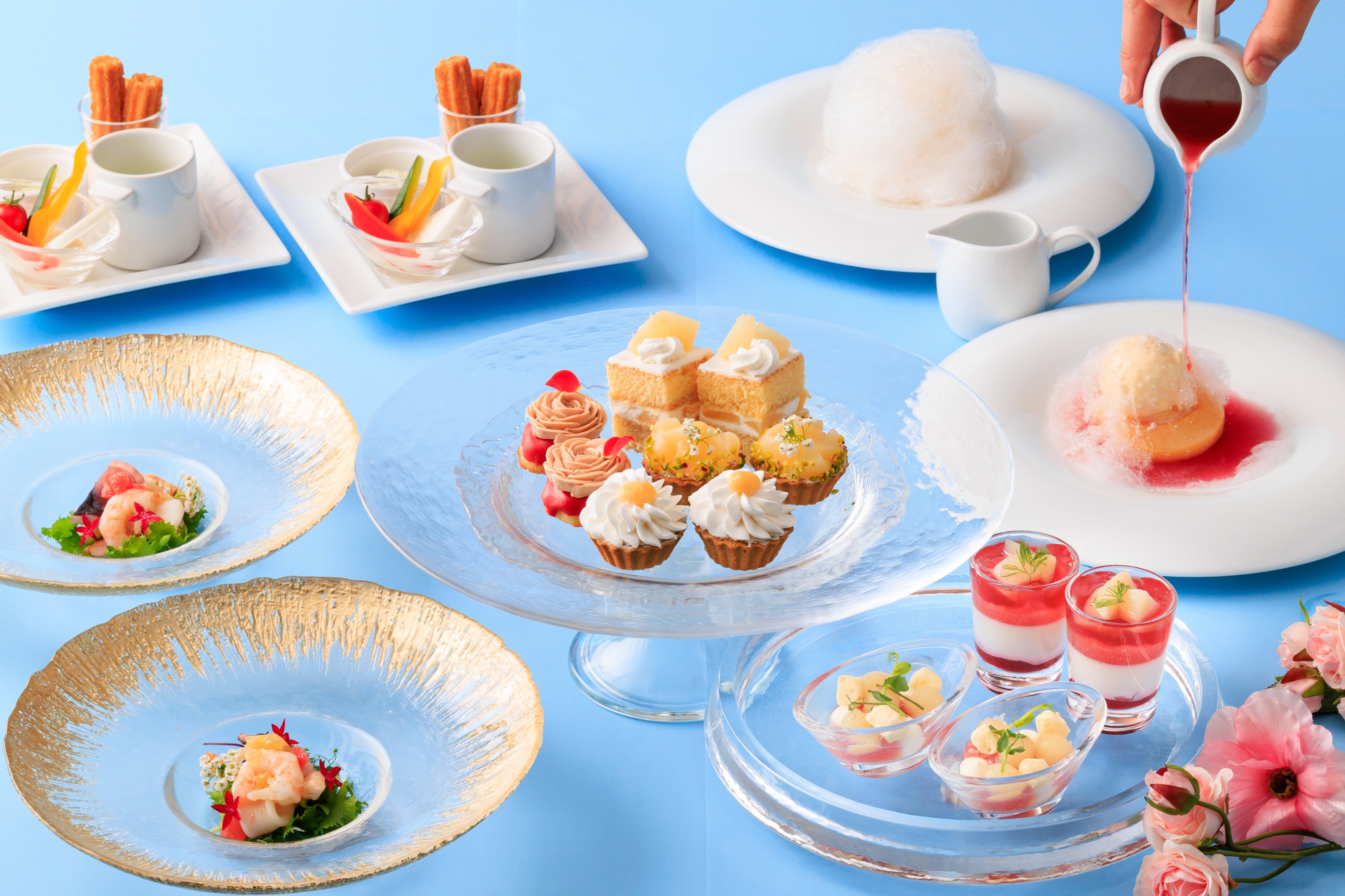 Peach & Blossom Summer Afternoon Tea [THE LEGIAN TOKYO]