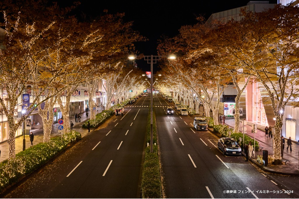 表参道 原宿のイルミネーション2021 レッツエンジョイ東京