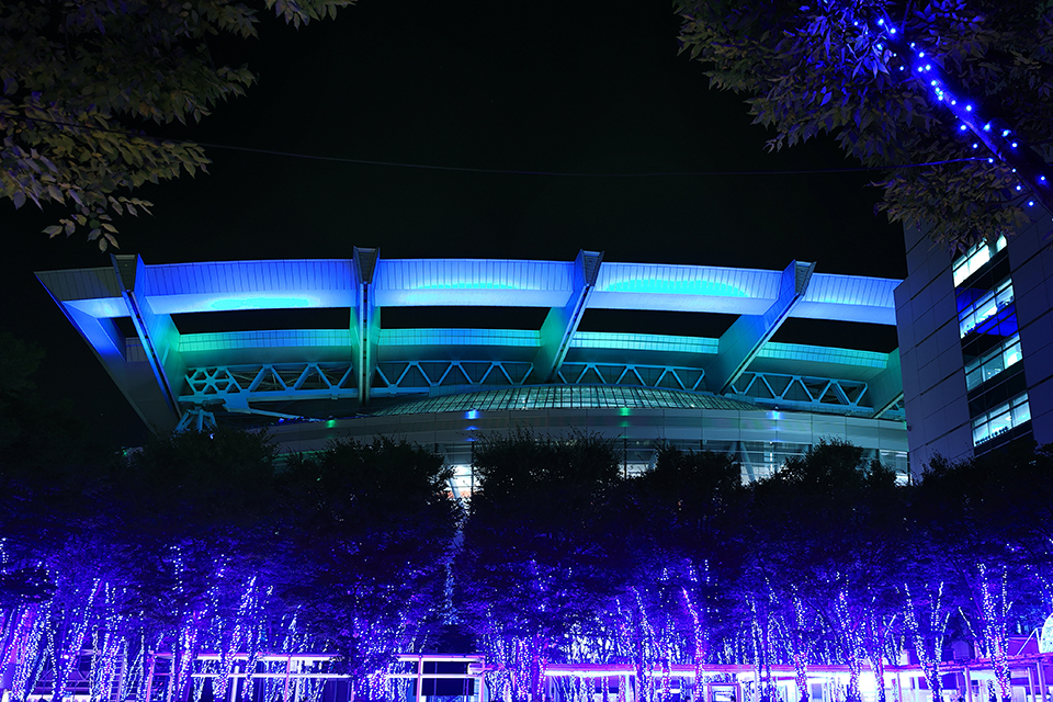 たまアリ タウンけやきひろばイルミネーション21 22 Shining Flyway The Blue Forest 祝福と感謝の青の森 レッツエンジョイ東京