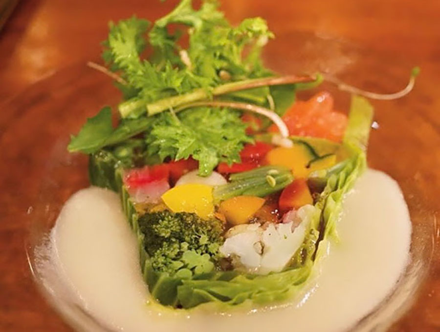 ぽつらぽつら 野菜のテリーヌ