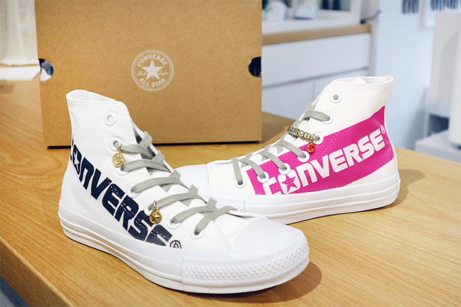 White atelier BY CONVERSE プリントカスタマイズ