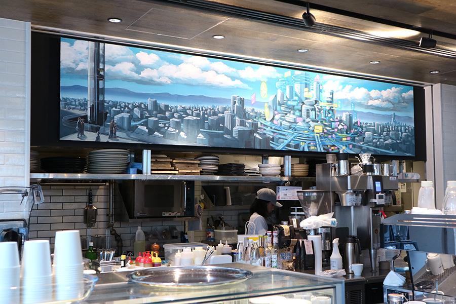 METoA Ginza Me's CAFE & KITCHEN キッチンカウンター