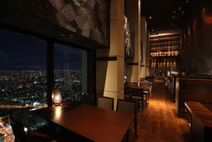 星空の中へ店内