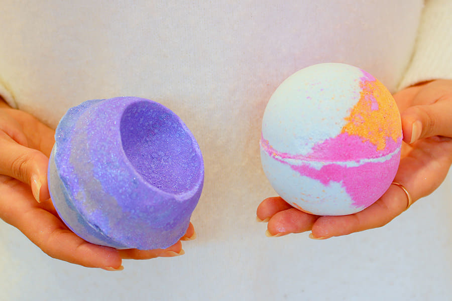 LUSH 原宿店「ハラジュク ボム」と「ゴッデス ボム」