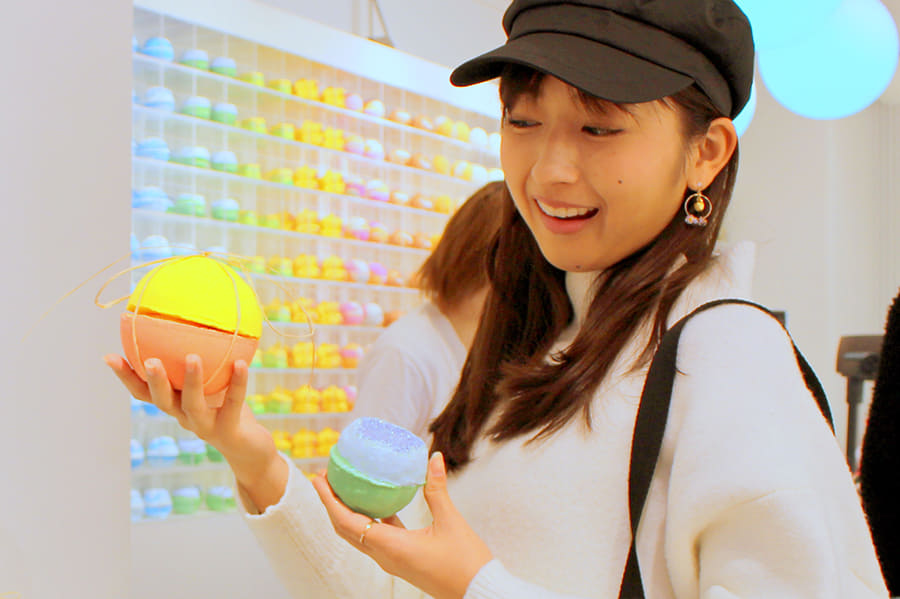 LUSH 原宿店 ビッグサイズのバスボム