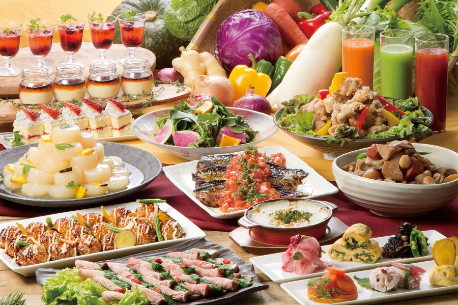 自然食バイキング はーべすと 料理