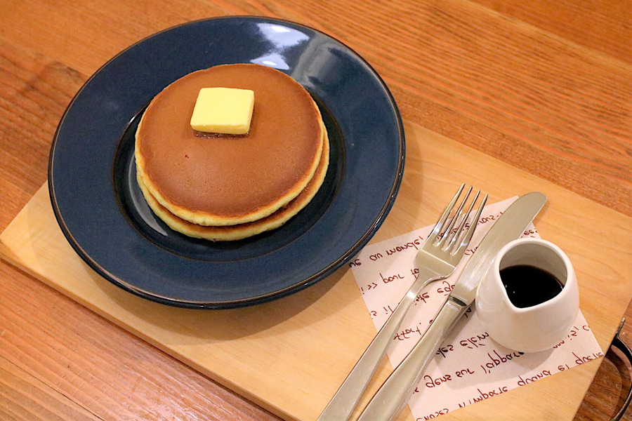 鶴と私の恩返し ホットケーキ斜め