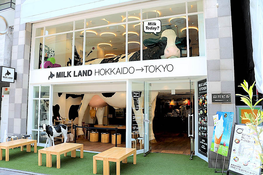 MILKLAND HOKKAIDO → TOKYO 外観