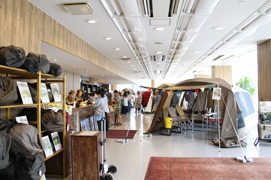 ogawa GRAND lodge店内