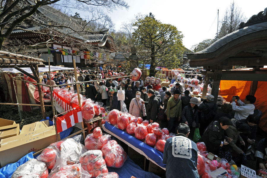 深大寺だるま市