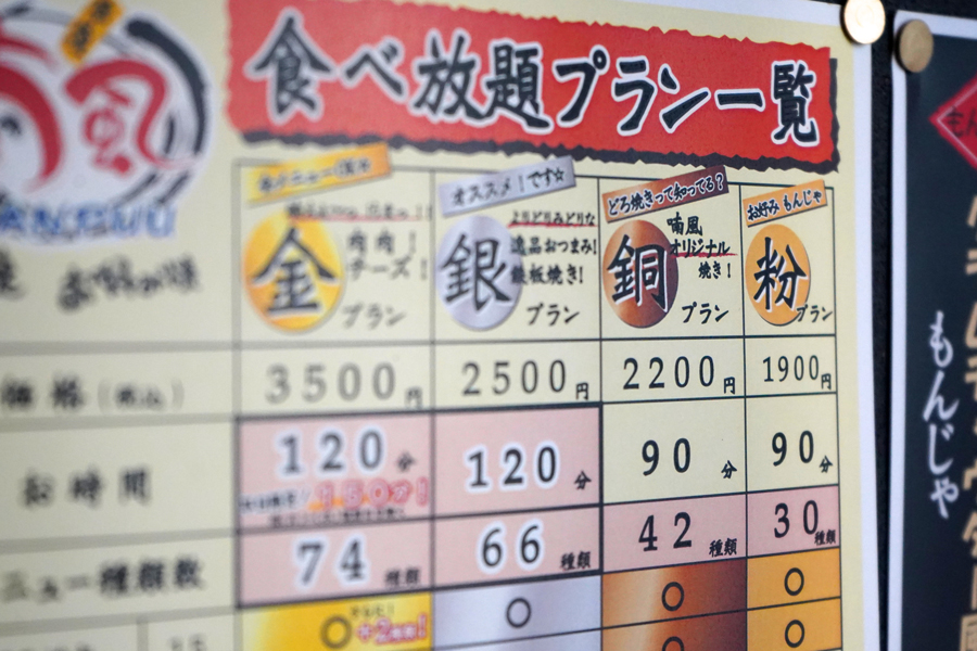 池袋 2 000円以下 お好み焼き もんじゃ 食べ放題レポ レッツエンジョイ東京