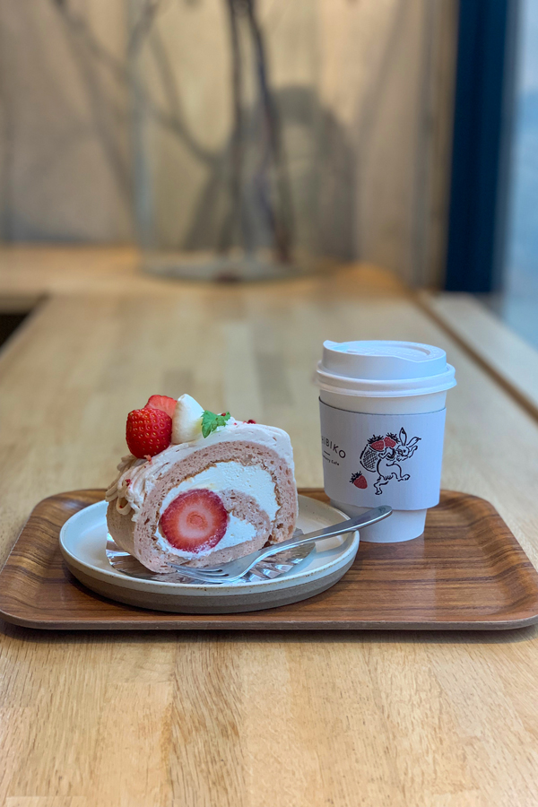 いちびこ 太子堂店 いちごのマスカルポーネロール