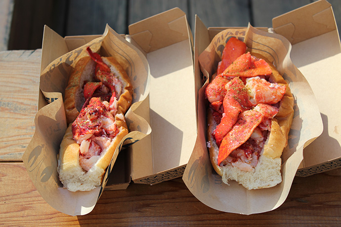 表参道 原宿 Luke Sの山盛りロブスターロール レッツエンジョイ東京