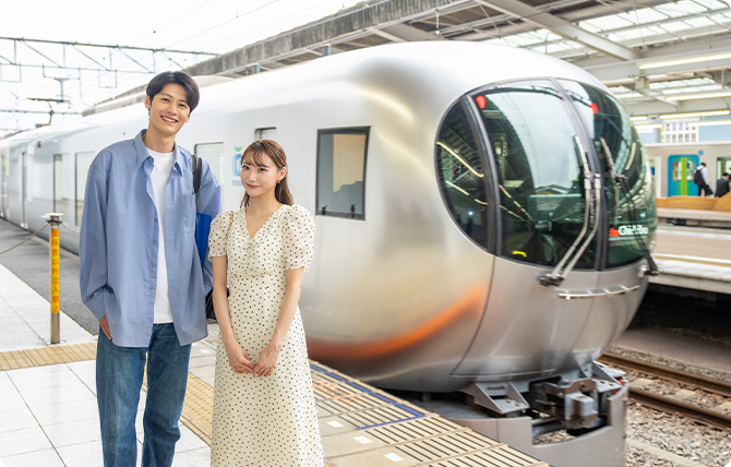 モデル 左:高尾昇吾 右:松倉さり